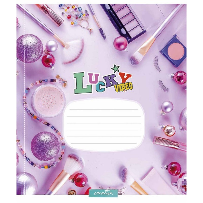 Зошит учнівський "Lucku Vibes" 024-3360K-4 в клітинку, 24 аркушів