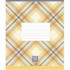 Зошит учнівський "Plaid pattern" 024-3345K-5 в клітинку, 24 аркушів