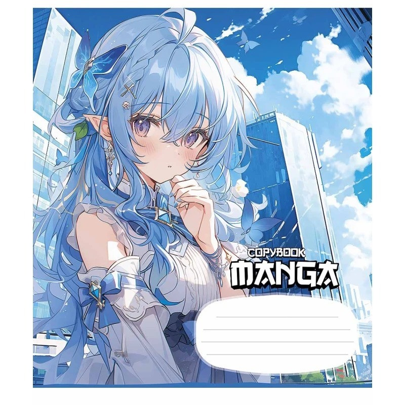 Зошит учнівський "Manga style" 024-3323K-2 в клітинку, 24 аркушів