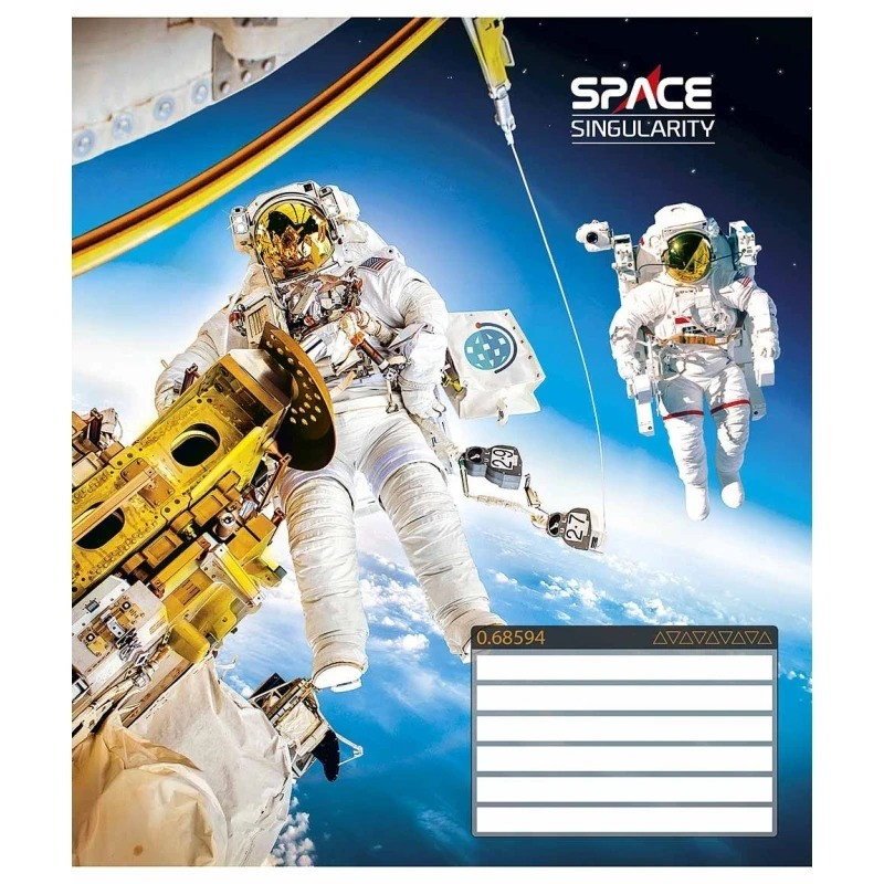 Зошит учнівський "Space singularity" 024-3384L-5 в лінію, 24 аркушів
