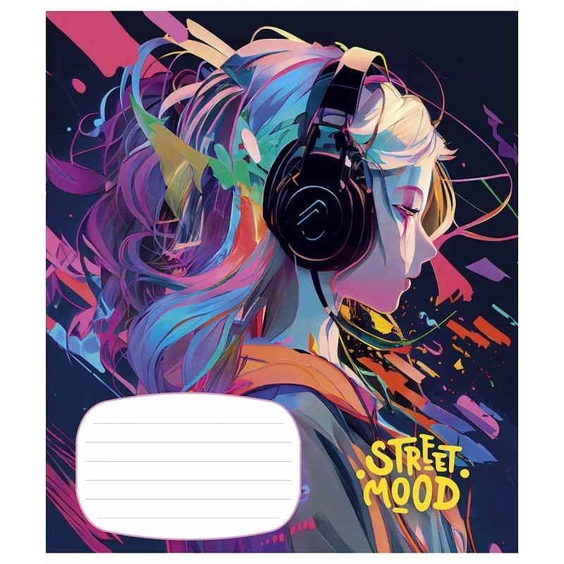 Зошит учнівський "Manga style" 024-3272L-5 в лінію, 24 аркушів