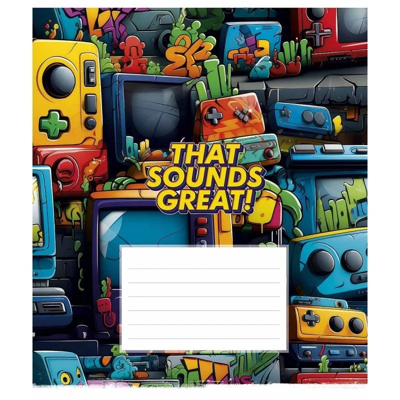 Зошит учнівський "Cool boys club" 024-3334L-4 в лінію, 24 аркушів