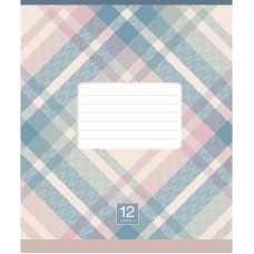 Зошит учнівський "Plaid pattern" 024-3345L-3 в лінію, 24 аркушів