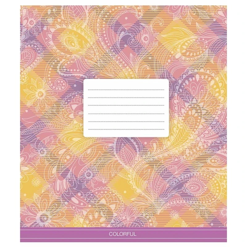 Зошит учнівський "Сolor mania" 024-3386L-2 в лінію, 24 аркушів