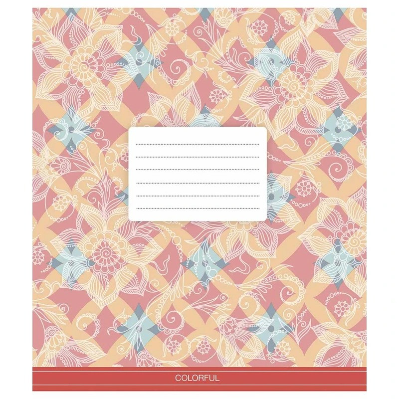 Зошит учнівський "Сolor mania" 024-3386L-4 в лінію, 24 аркушів