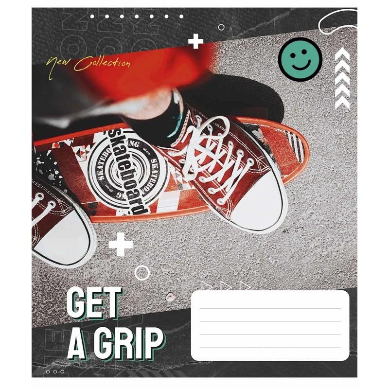 Зошит загальний "Get a grip" 048-3304L-2 у лінію, 48 аркушів