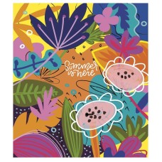 Зошит загальний "Summer is Here" 080-3225K-4 в клітинку, 80 аркушів