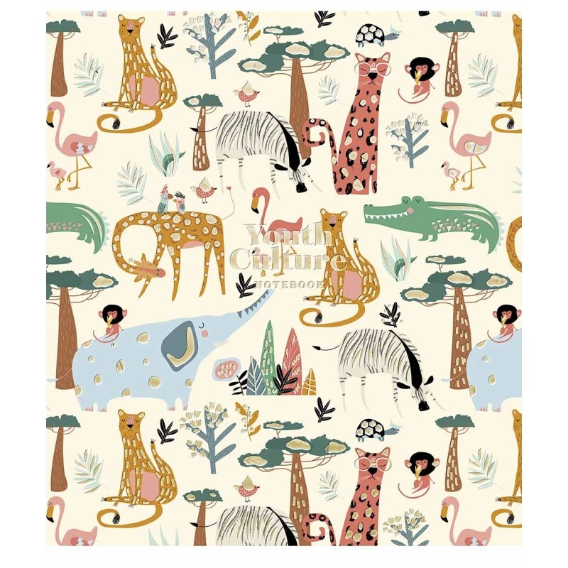 Зошит загальний "Young Culture" 080-3152K-3 в клітинку, 80 аркушів