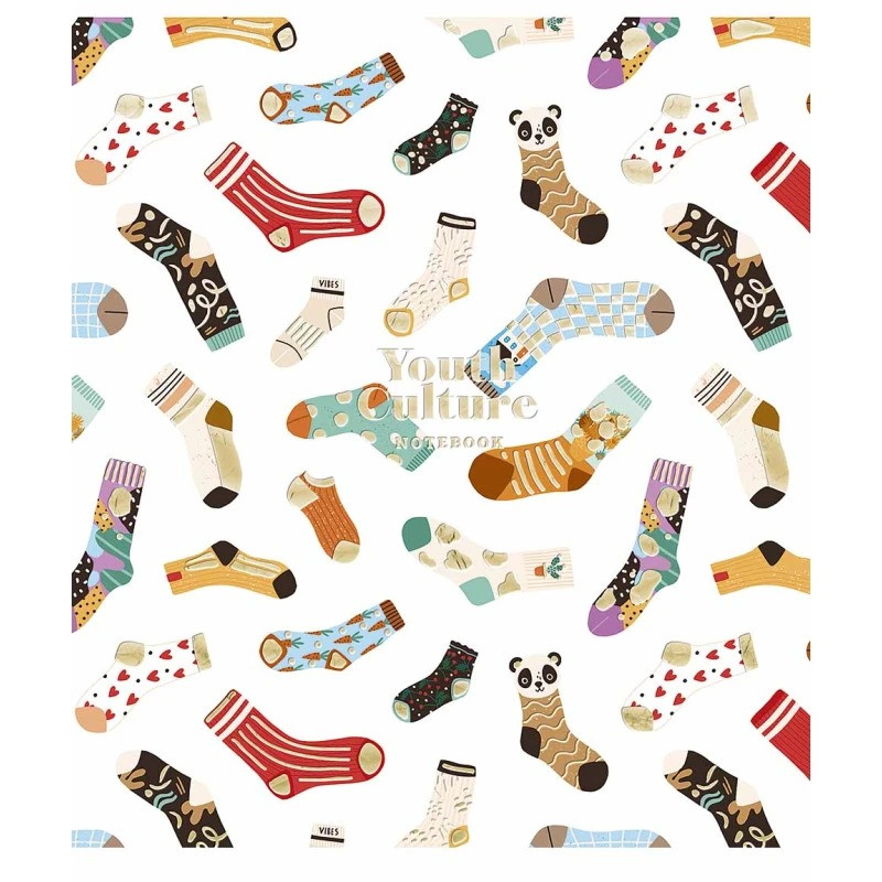 Зошит загальний "Young Culture" 080-3152K-4 в клітинку, 80 аркушів