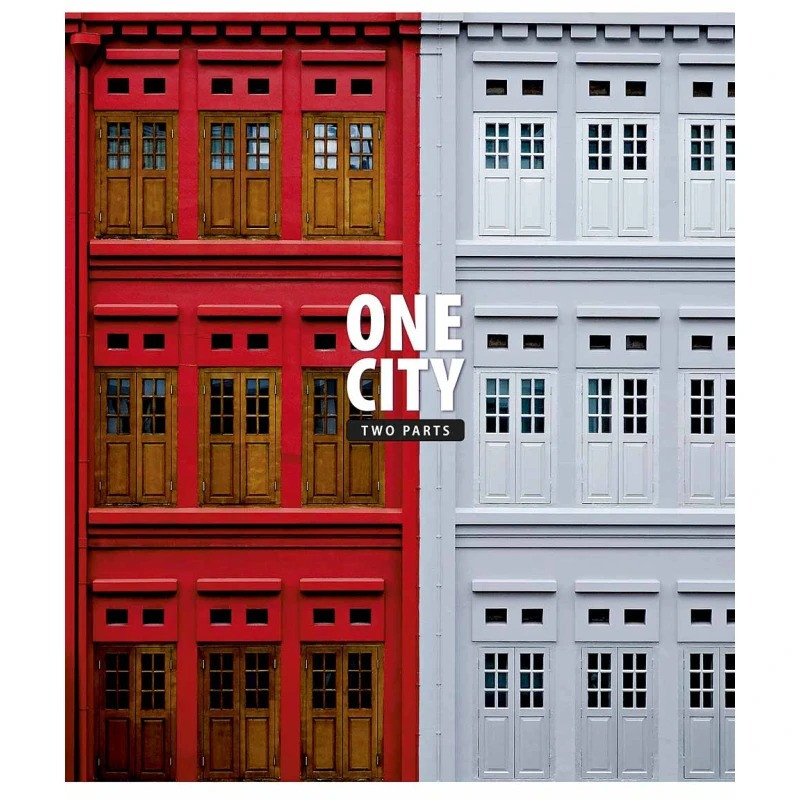 Зошит загальний "One city, 2 parts" 080-3137L-1 у лінію, 80 аркушів