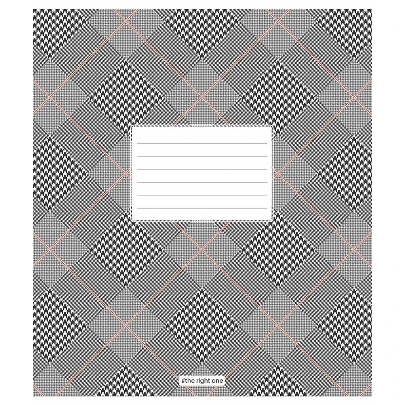 Зошит учнівський "Houndstooth print" 024-3387K-1 в клітинку, 24 аркушів