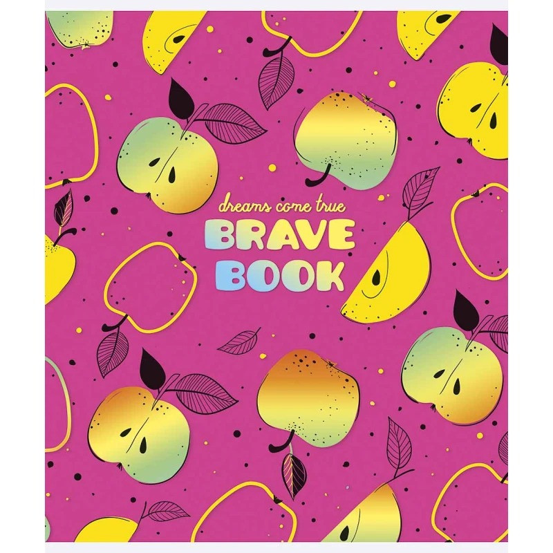 Зошит учнівський "Brave book" 024-3022L-1 у лінію, 24 аркушів