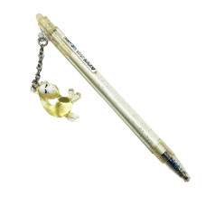 Ручка "Пишет-Стирает" 35015 с подвеской, синяя Желтый