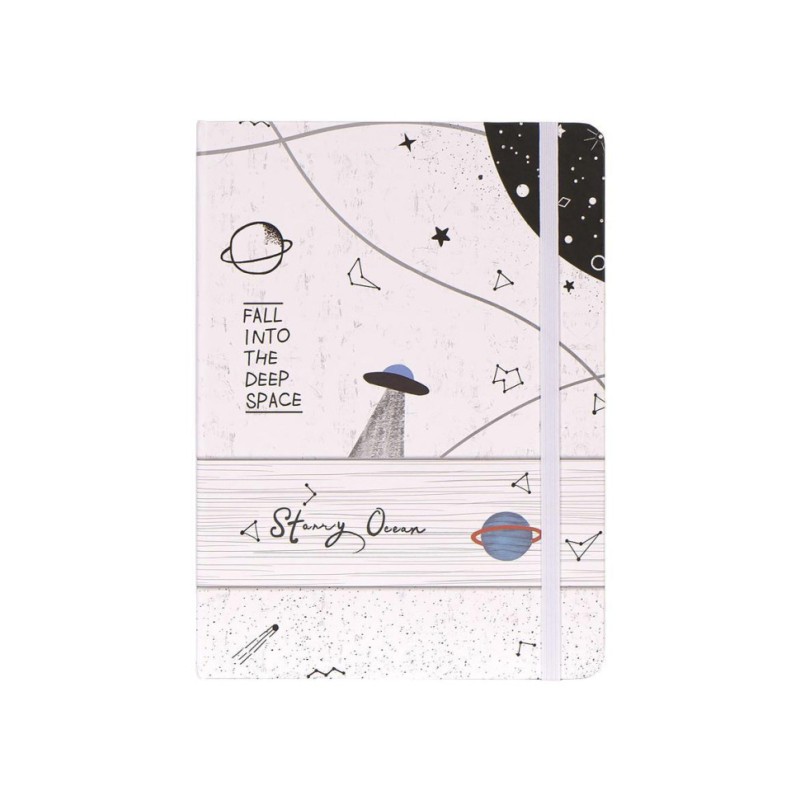 Блокнот на резинці 14х21см 80л. пл.80g. 3783-6L-1 клітина 3783-6L-3