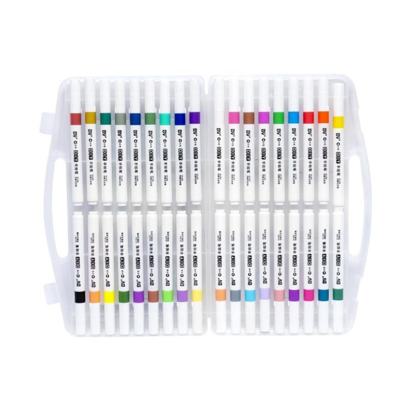 Маркер акриловий 36 кольорів BV-892-36 у пластиковому боксі