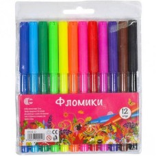 Дитячі Фломастери "Фломіки" CR550-12-2, 12 штук