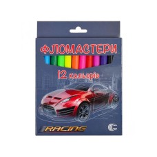 Дитячі Фломастери "Картон" 950-12 12 кольорів Вид 1