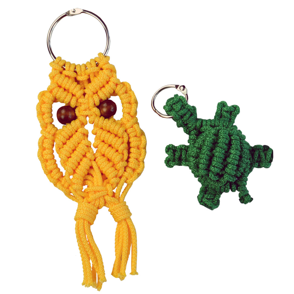 Набір дитячої творчості Макраме "Підвіски на рюкзак" М-004 — фото 3