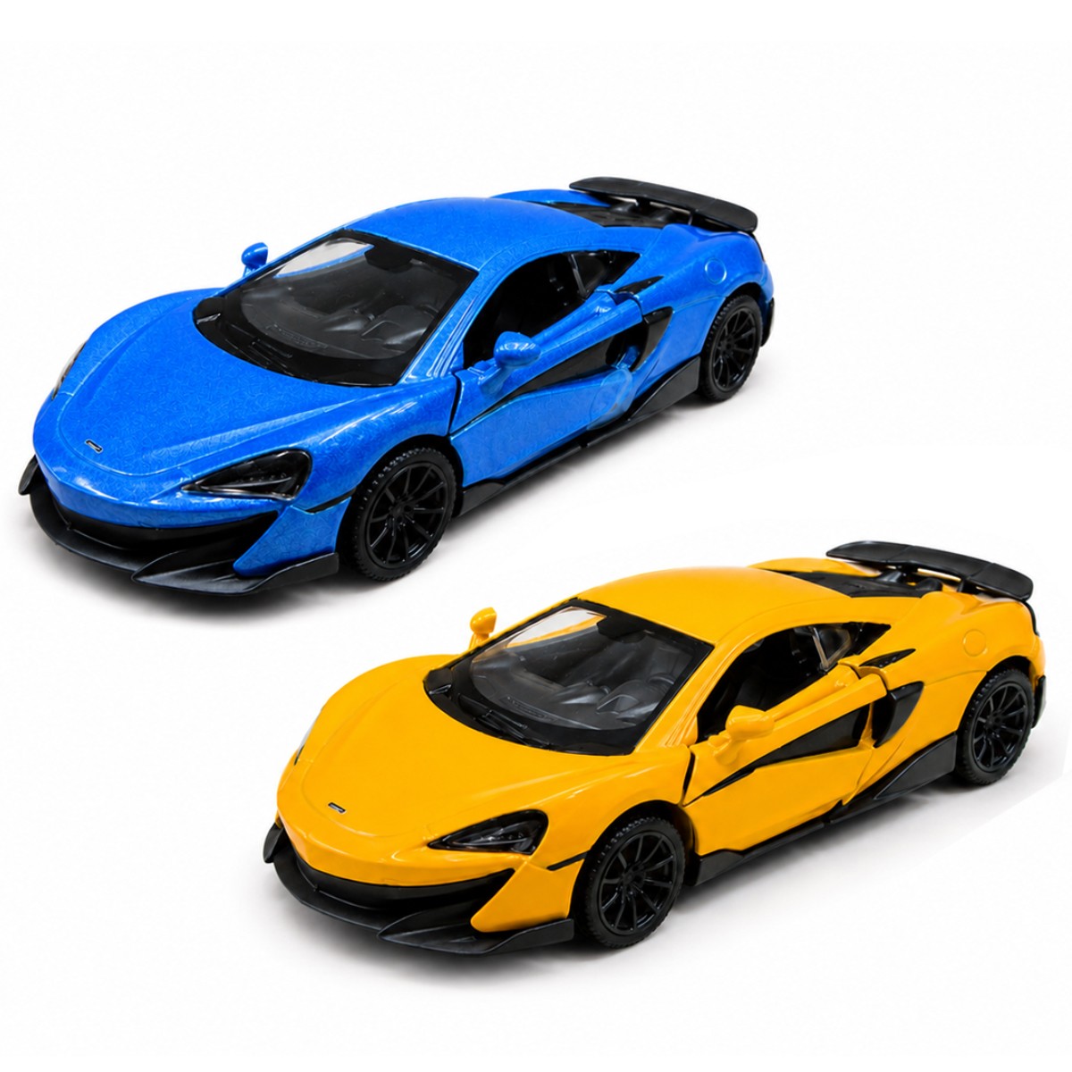 Автомодель – Mclaren 600LT (синий, оранжевый)
