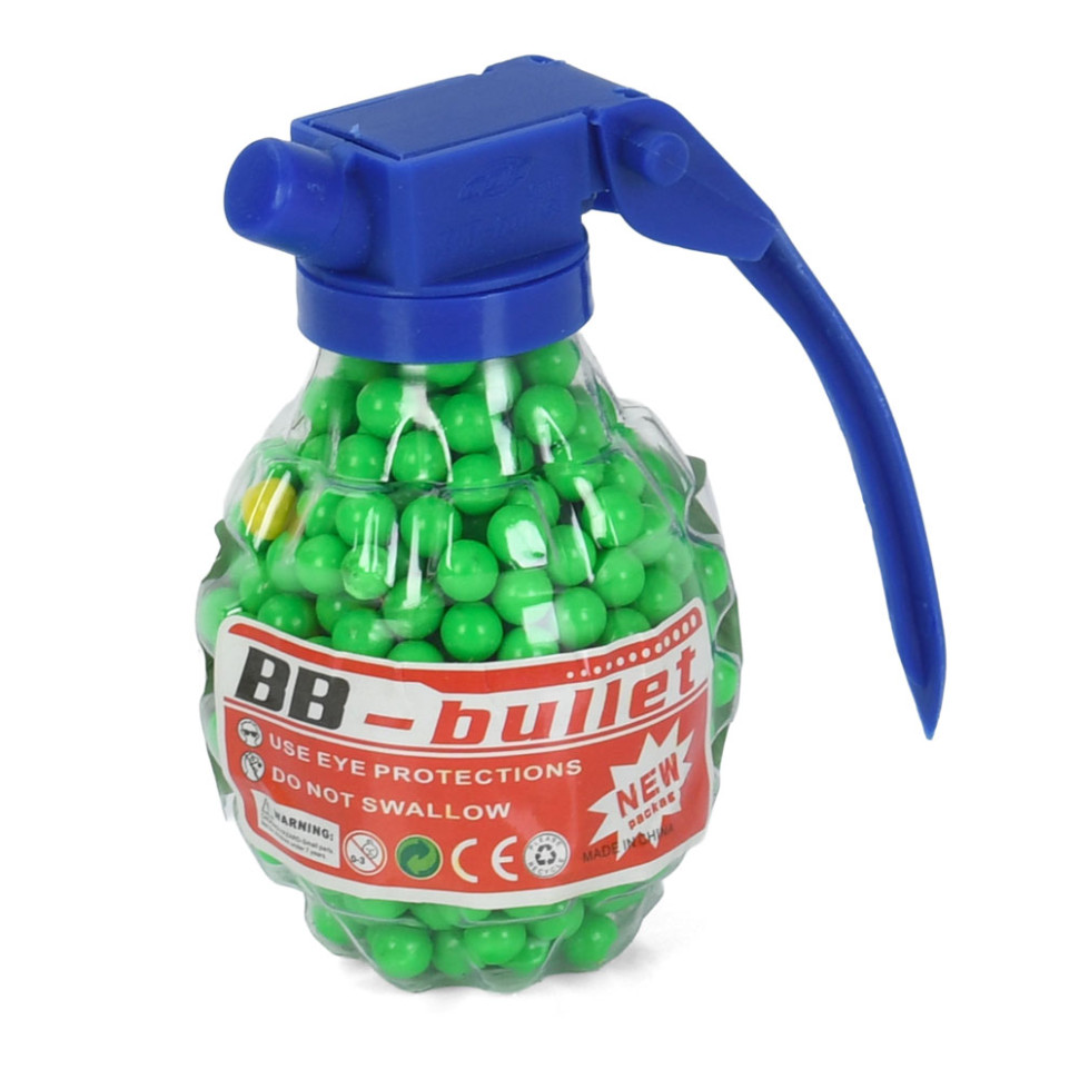 Кульки (пульки) для дитячої зброї "Граната" BB-5(Green) 500 шт