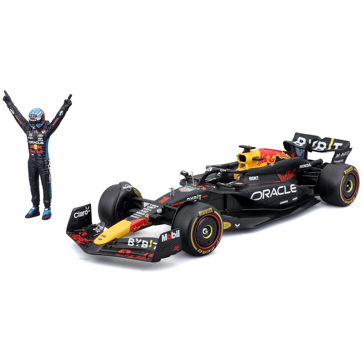 Автомодель з фігуркою – Oracle RED BULL Racing RB20 (2024) (1:24) — фото 2