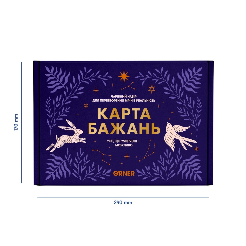 Набір для створення карти бажань "Усе можливо" orner-3544 — фото 17