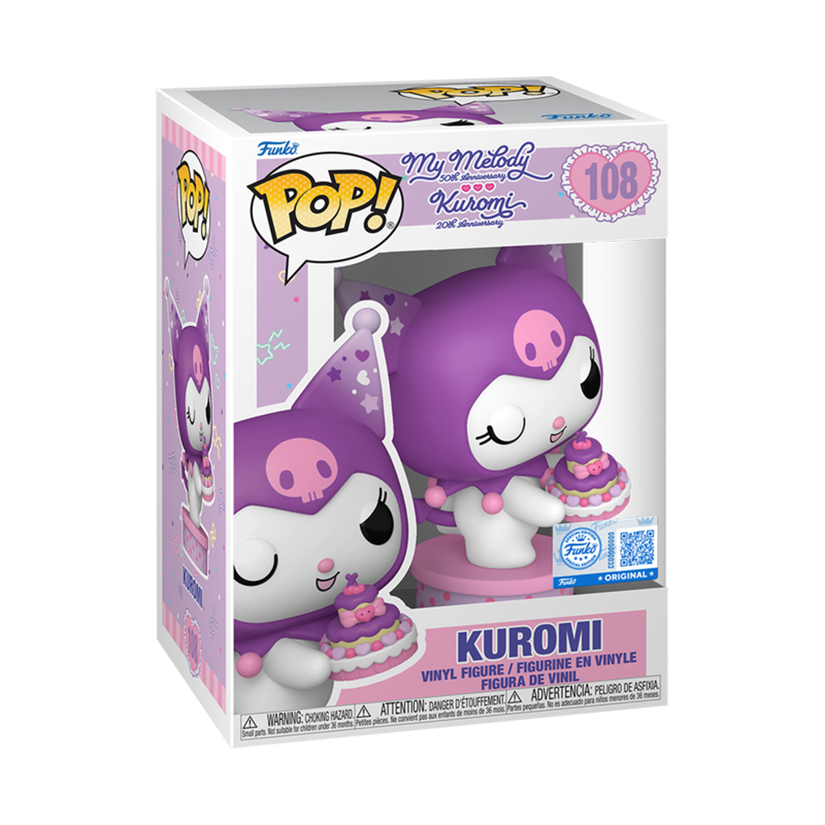 Ігрова фігурка Funko POP! серії "Sanrio: My Melody & Kuromi" - Куромі з Тортиком