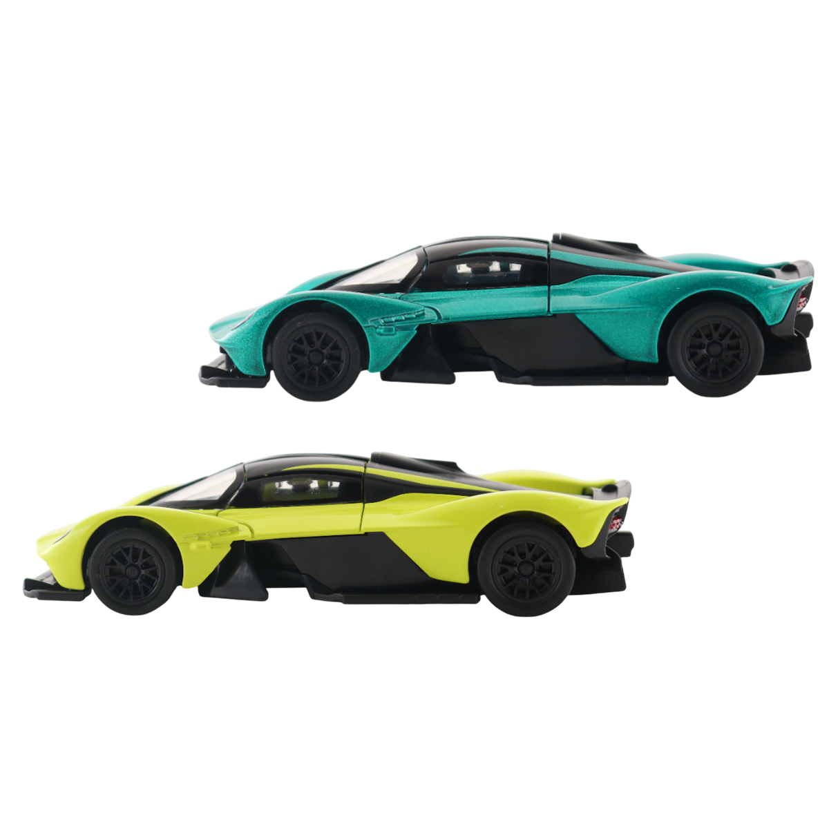 Автомодель - Aston Martin Valkyrie 2024 (зелений, жовтий) — фото 2