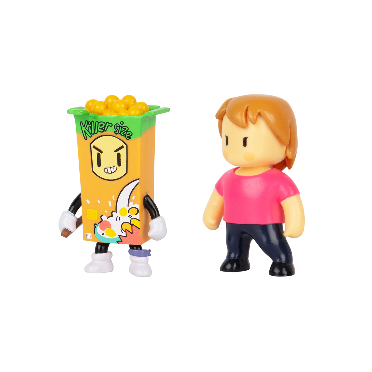 Набор коллекционных фигурок Stumble Guys - Мисс Стамбл и Киллер (2 фигурки, 6 cm) — фото 2
