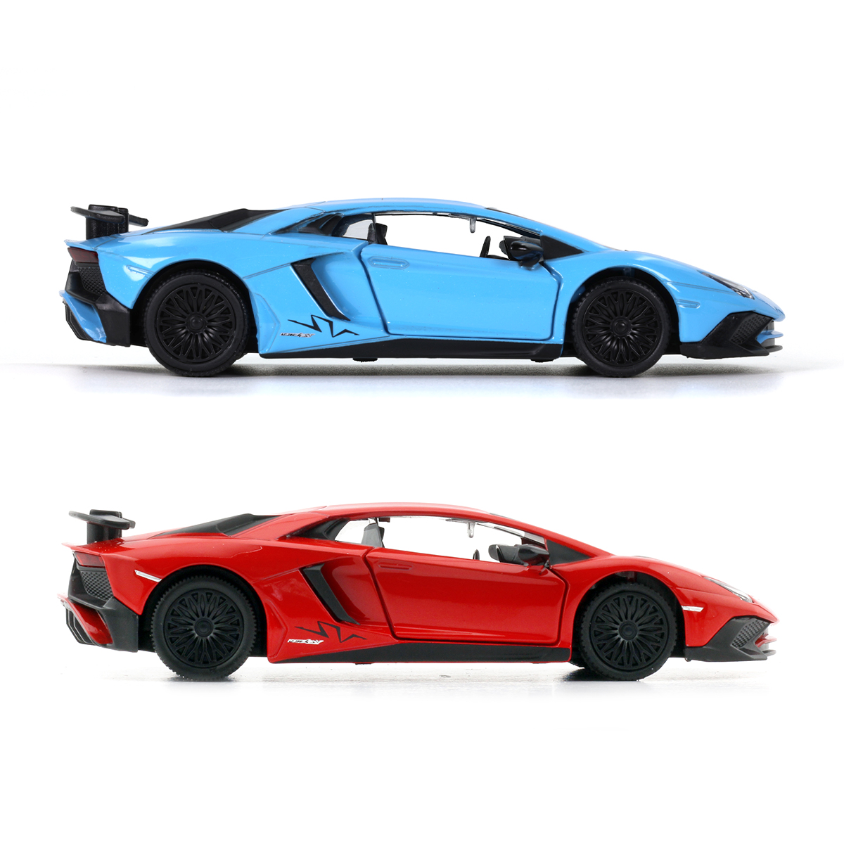 Автомодель - Lamborghini Aventador (красный, синий) — фото 6
