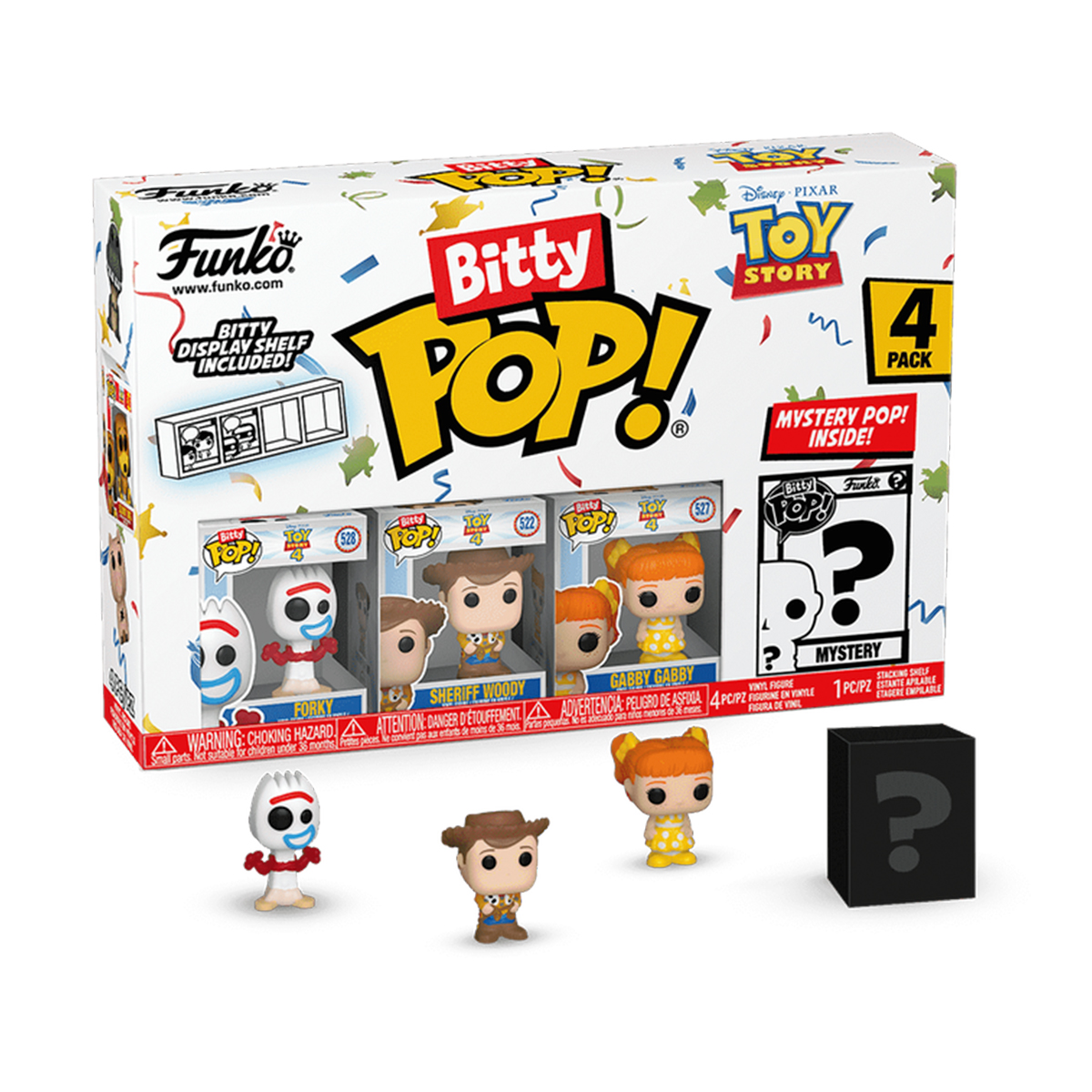 Набір ігрових фігурок Bitty POP! серії "Історія іграшок" - Виделик (4 фігурки в ас.)