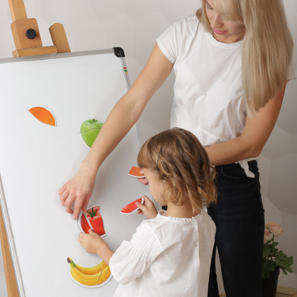 Набір магнітів Baby puzzle "Фрукти та овочі" ML4031-25 EN 6 картинок — фото 6