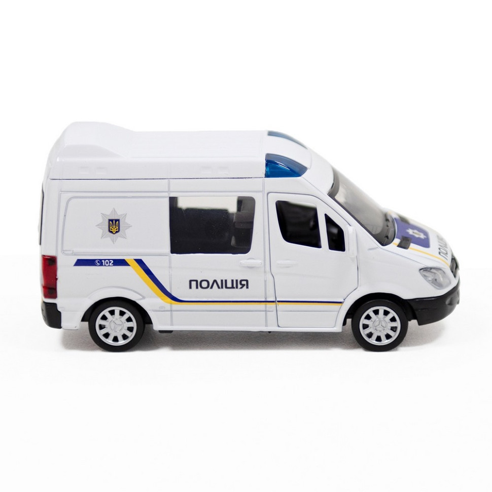 Автомодель дитяча Поліція Mersedes-Benz Sprinter TechnoDrive 250294 інерційна — фото 2