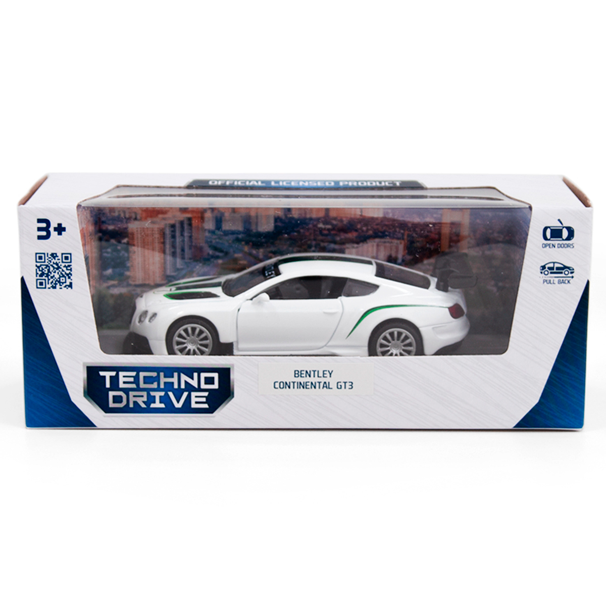 Автомодель - Bentley Continental GT3 (білий) — фото 3
