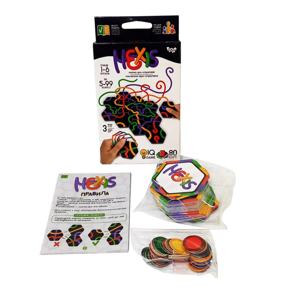 Настільна розважальна гра "Hexis" Danko Toys G-HEX-01-01 рос — фото 7
