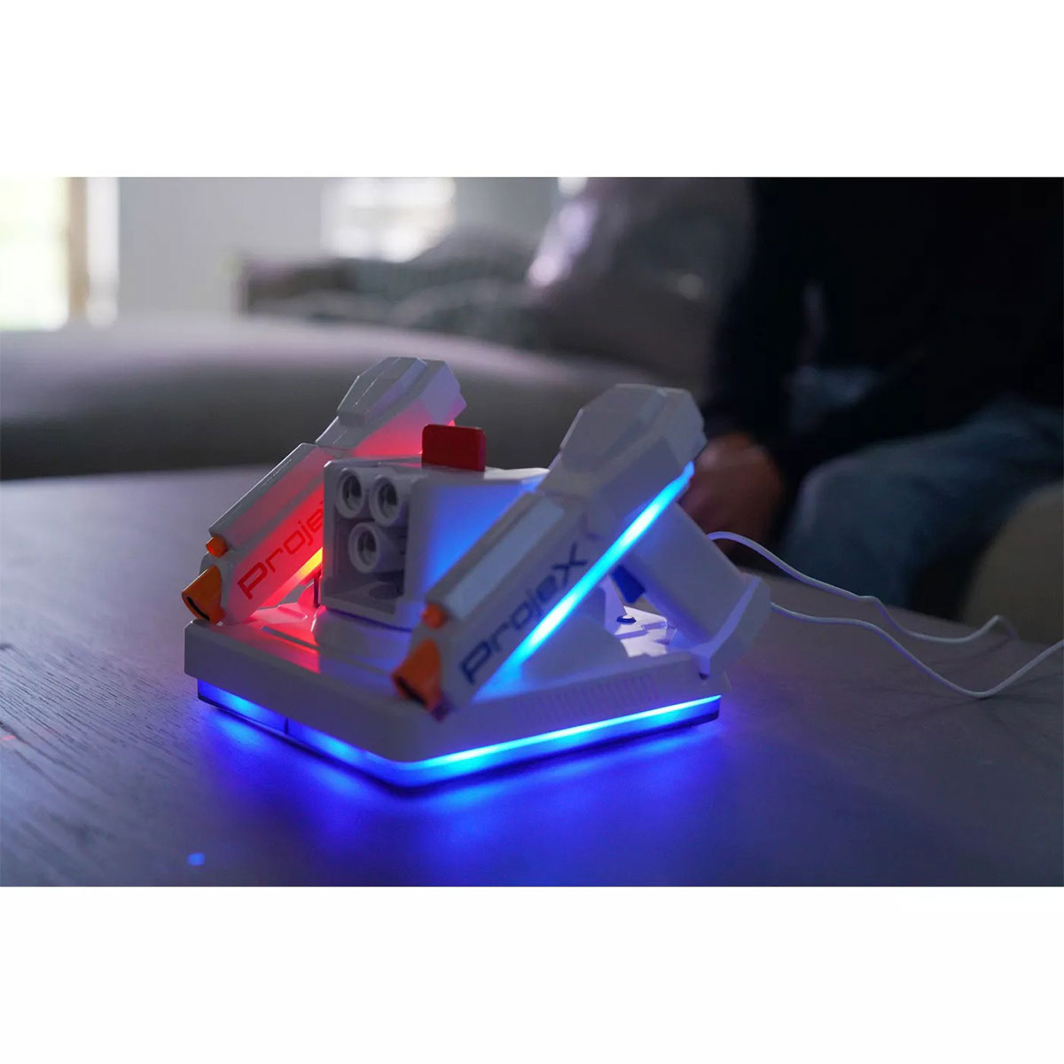 Ігровий набір для лазерних боїв - Проектор Laser X Animated (2 ігр. бластери, 3 слайда-цілі) — фото 6