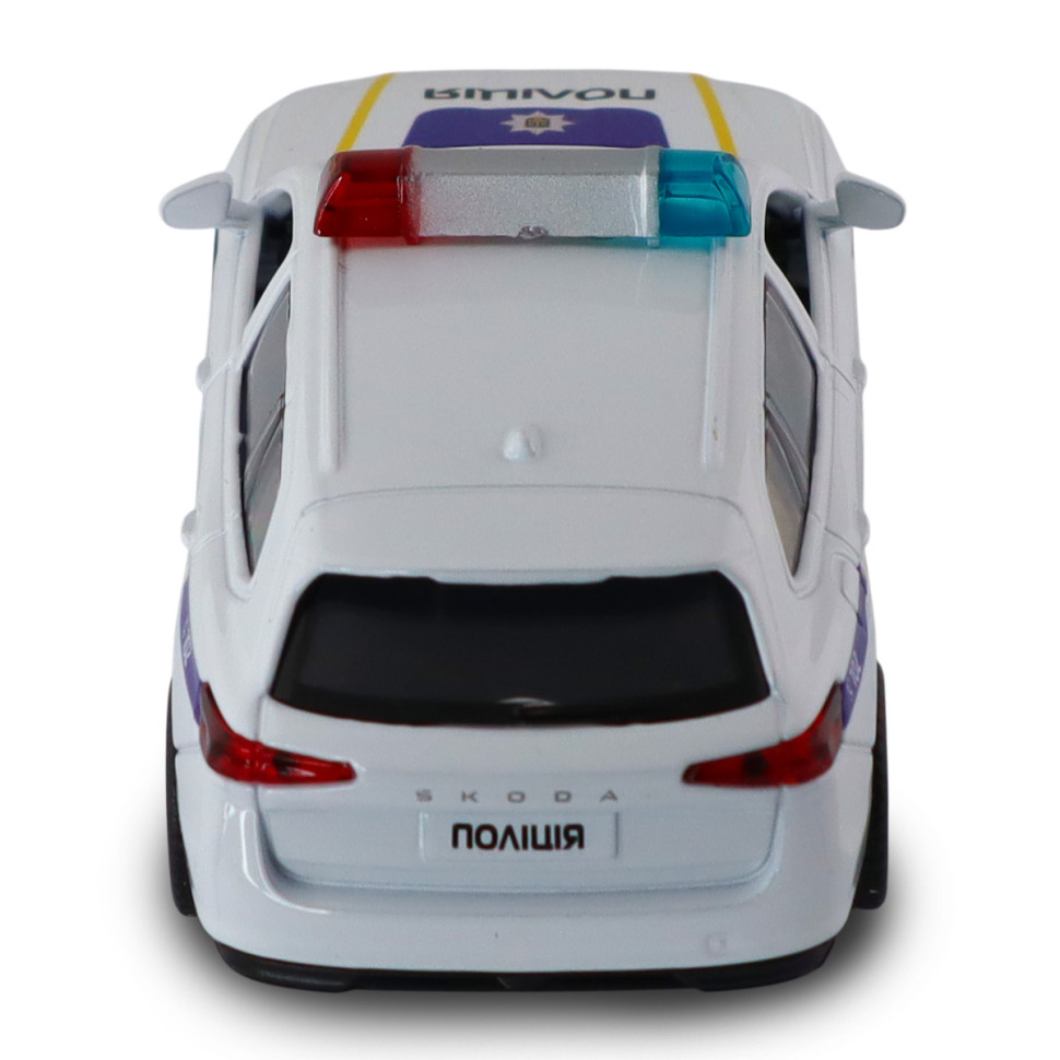 Дитяча автомодель "Skoda superb поліція" TechnoDrive 250947 масштаб 1:43 — фото 4