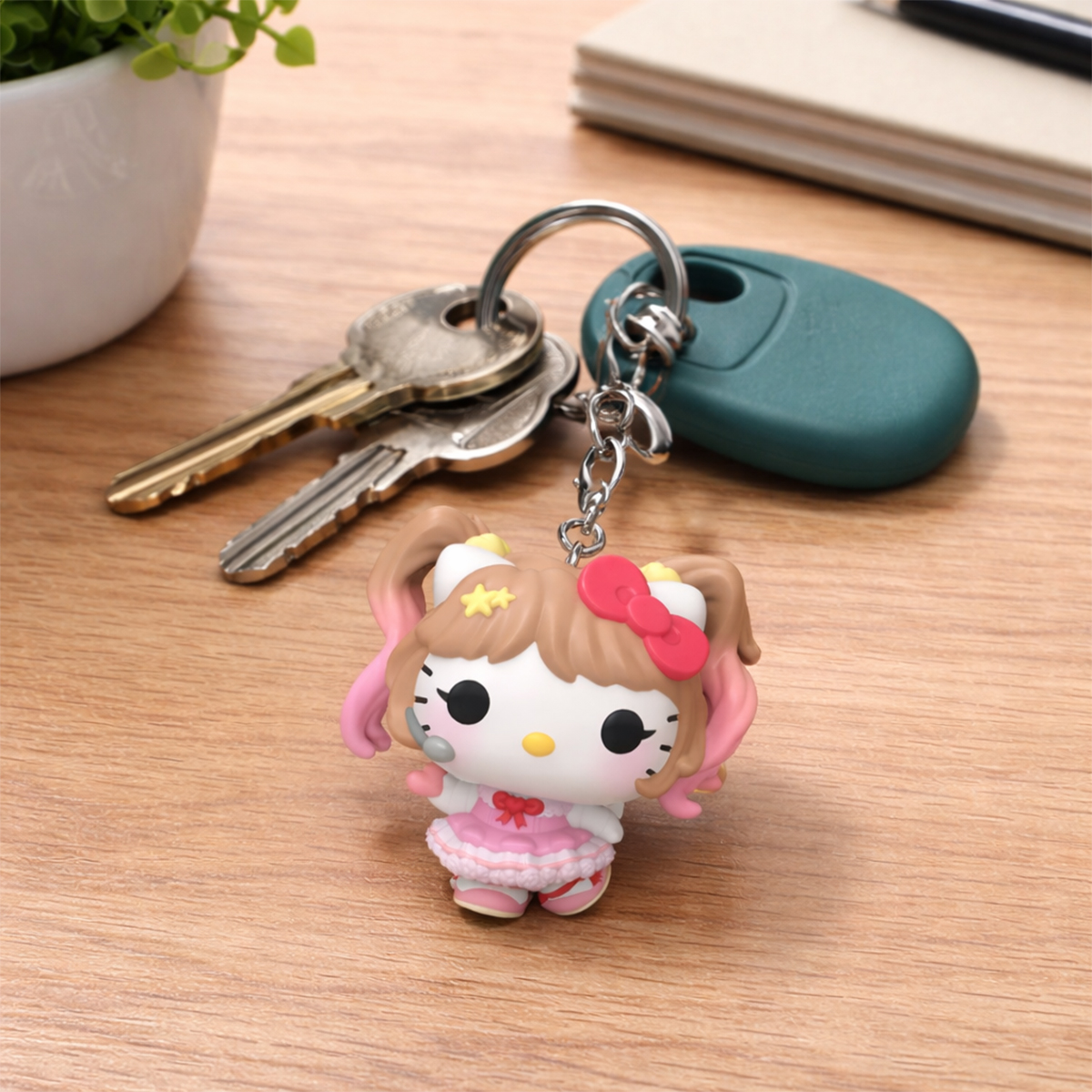 Игровая фигурка на клипсе Funko POP! серии "Hello Kitty" - Хеллоу Китти (K-POP) — фото 3