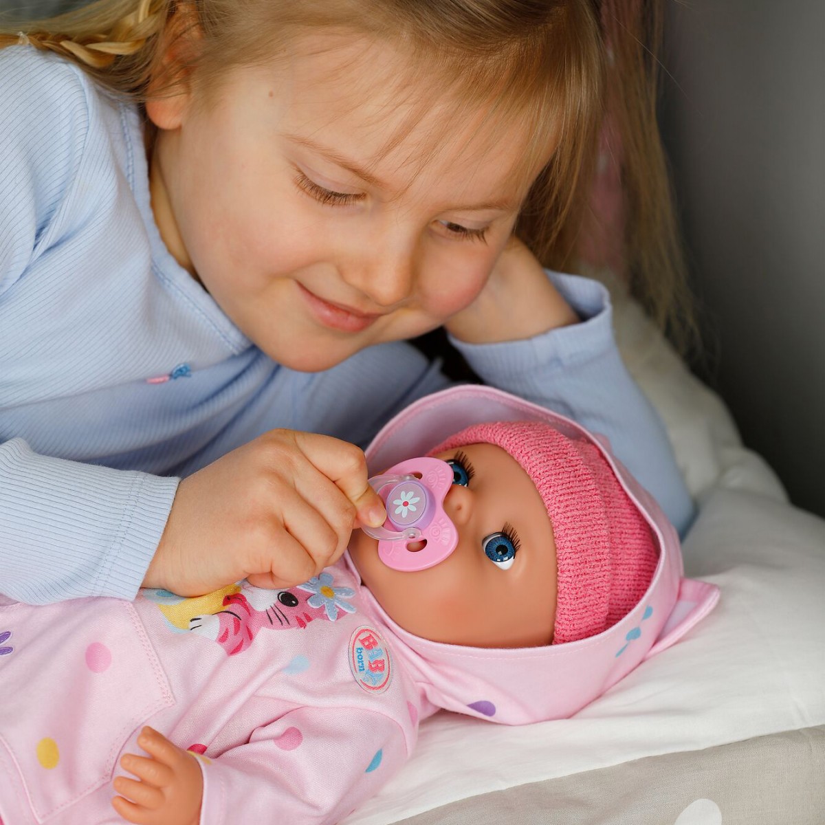 Лялька BABY born серії "Click & Play" – Емма в Костюмі з Вушками (43 см, з аксес.) — фото 5