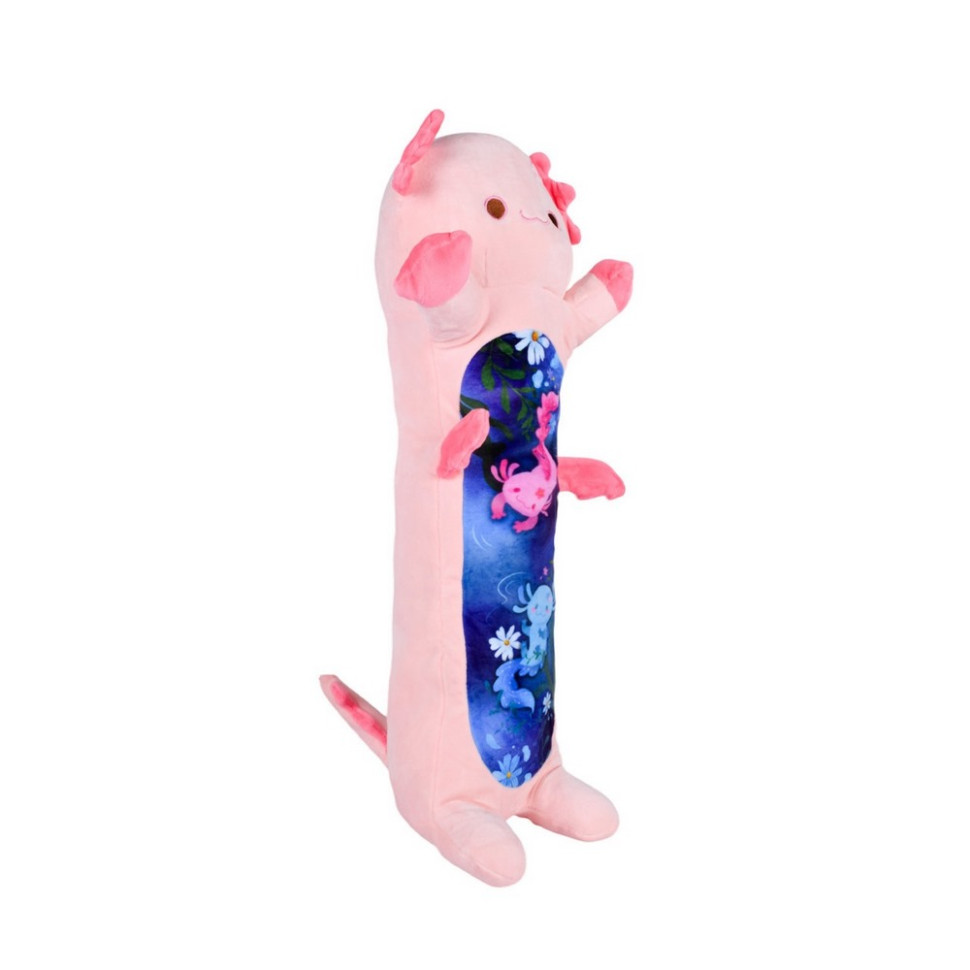 Мягкая игрушка-подушка "Аксолотль-батон" HKF2206(Pink) размер 100 см — фото 2