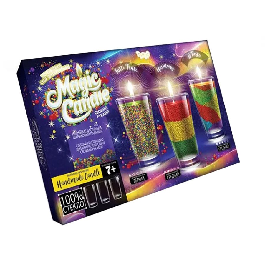 Комплект креативної творчості MAGIC CANDLE CRYSTAL 7320DT, 3 свічки в комплекті
