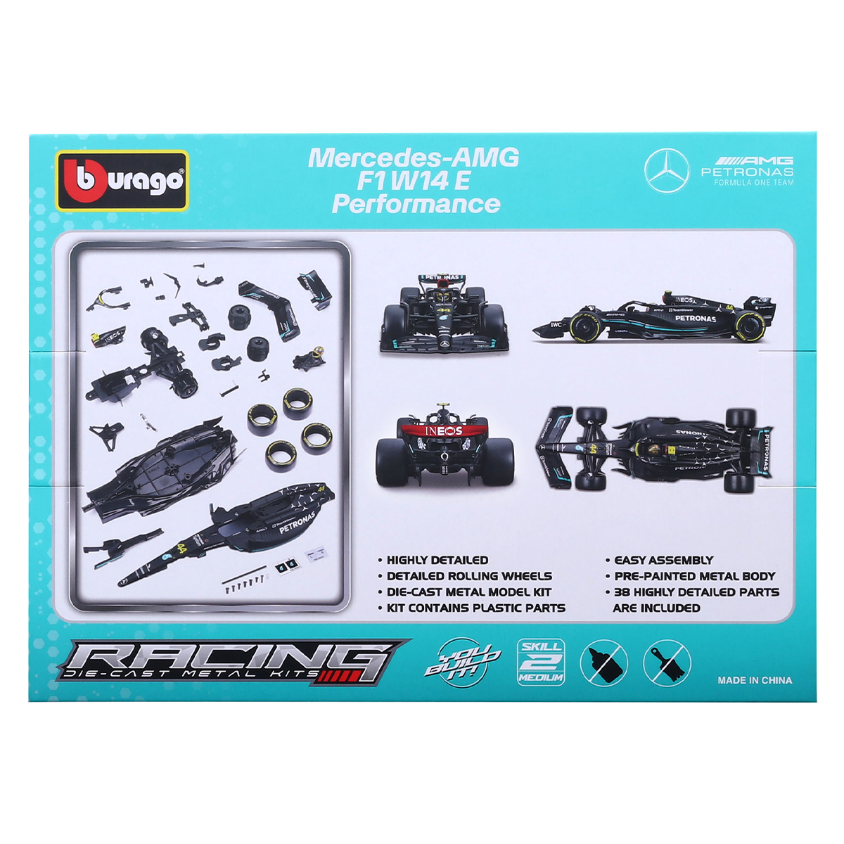 Авто-конструктор - Mercedes-AMG F1 W14 Performance (1:24) — фото 8