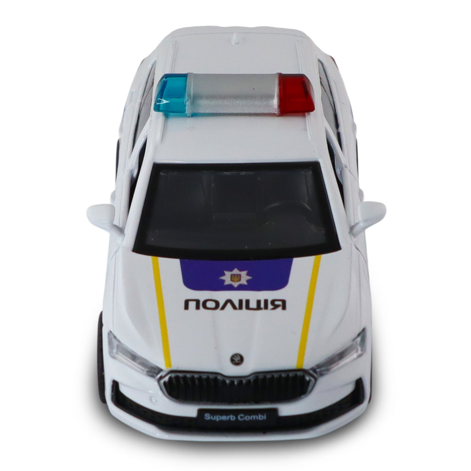 Дитяча автомодель "Skoda superb поліція" TechnoDrive 250947 масштаб 1:43 — фото 8