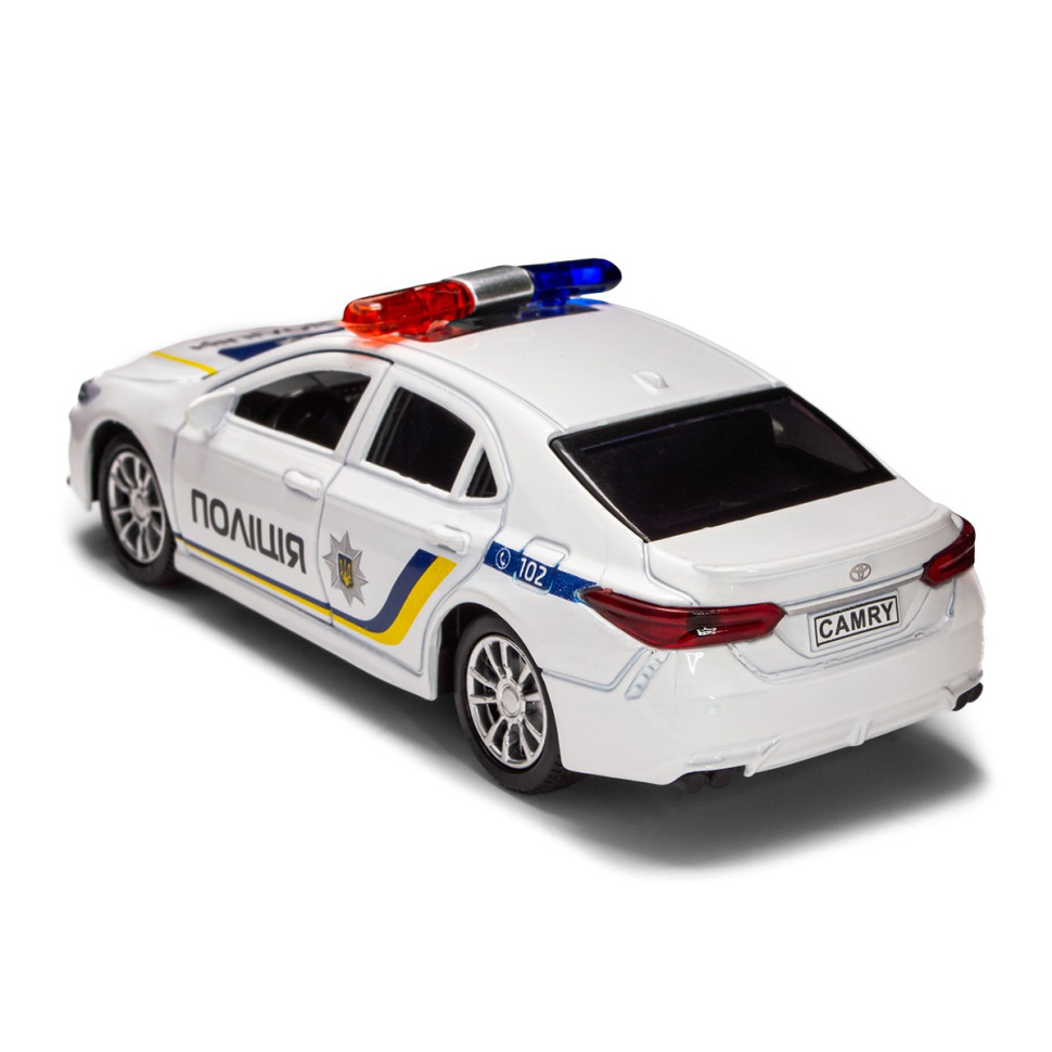 Автомодель дитяча Toyota Camry Поліція TechnoDrive KM250416 масштаб 1:43 — фото 5