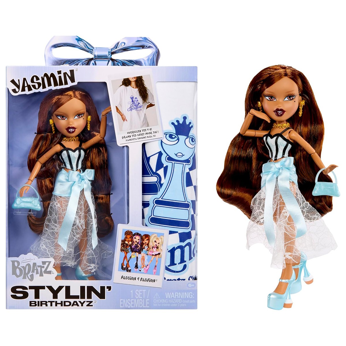 Ігровий набір з лялькою Bratz серії "Stylin' Birthday" — Ясмін (з аксес.)