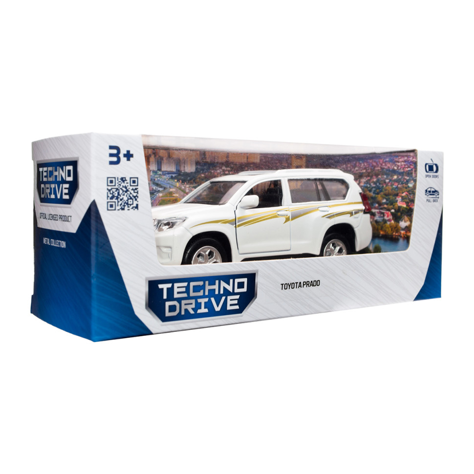 Автомодель дитяча Toyota Prado TechnoDrive KM250425W масштаб 1:40 — фото 14