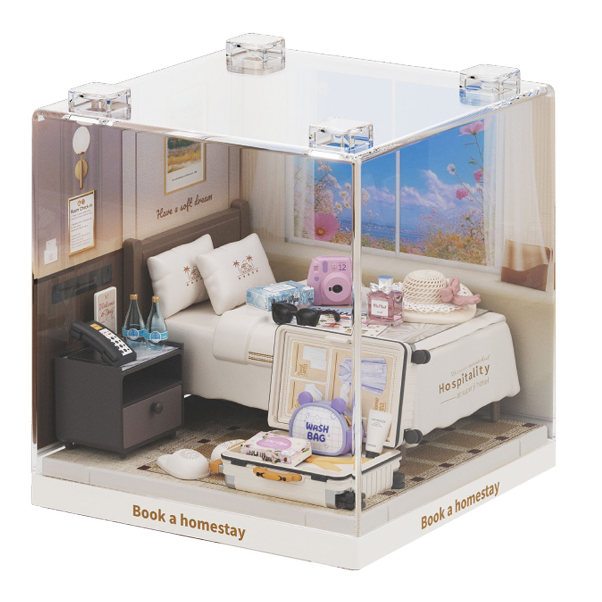 Конструктор-румбокс Mini House серии "Интерьер Мини" – Номер в Отеле — фото 4