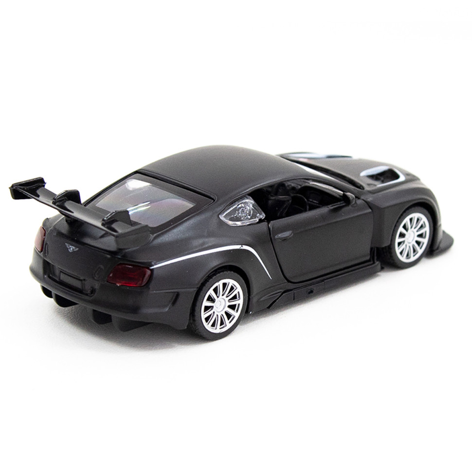 Детская автомодель BENTLEY CONTINENTAL GT3 TechnoDrive 250259 матовый черный — фото 5