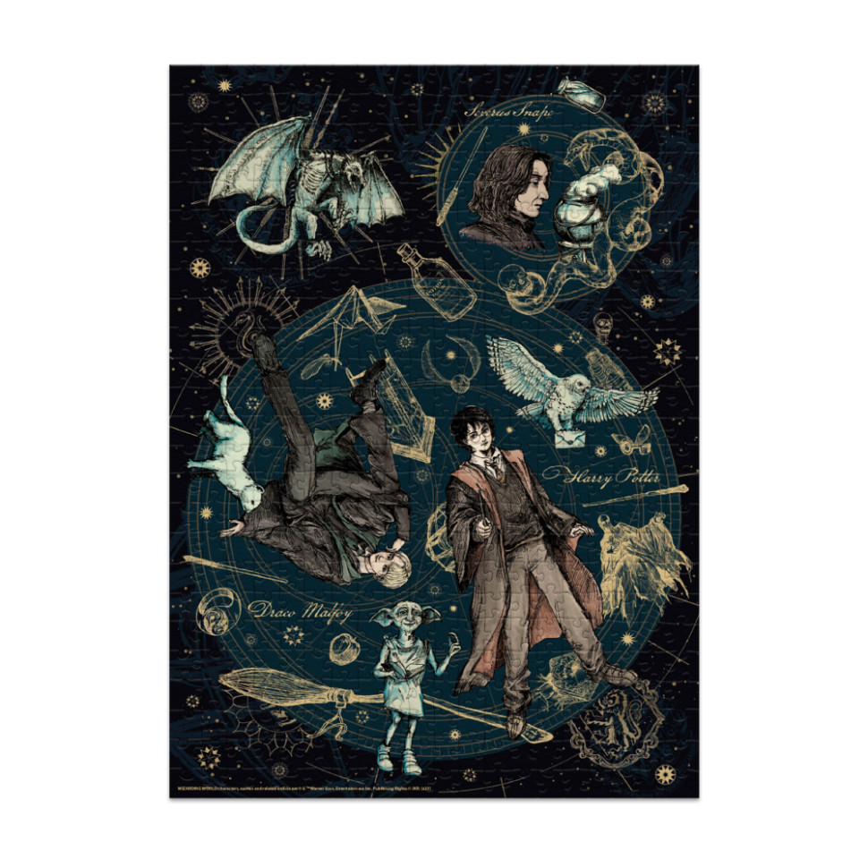 Пазл классический "Harry Potter. Преданный. Легенда. Гордый" 200508, 500 элементов — фото 4