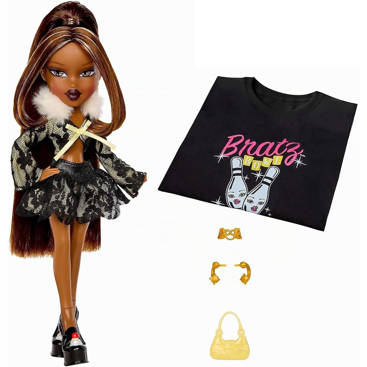 Ігровий набір з лялькою Bratz серії "Stylin' Birthday" — Саша (з аксес.) — фото 5